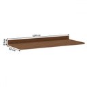 Ver imagem 2 de Tampo para Balcão 120 Cm Ébano 0298 - Genialflex