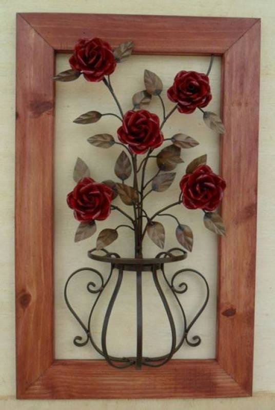 Quadro em Ferro de Rosas - 3