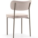 Ver imagem 5 de Kit 06 Cadeiras Estofadas para Sala de Jantar Melina Base Arena L02 Suede Bege - Lyam Decor