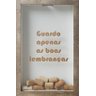 Quadro Boas Lembranças para Coleções, lacres, tampinhas, chavei - 4