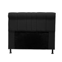 Ver imagem 1 de Cabeceira Madri 100 cm Suede Preto