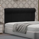Ver imagem 2 de Cabeceira Madri 100 cm Suede Preto