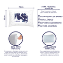 Ver imagem 2 de Kit 2 Travesseiros Abstrato Fibra de Plumas Luxo Mega Confortável