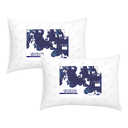 Ver imagem 1 de Kit 2 Travesseiros Abstrato Fibra de Plumas Luxo Mega Confortável