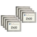 Ver imagem 1 de Kit 8 Molduras Porta Diploma Certificado A4 21x30 Prateado