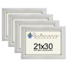 Kit 4 Molduras Porta Diploma Certificado A4 21x30 Branco - 1