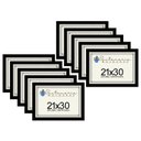 Ver imagem 1 de Kit 10 Molduras Porta Diploma Certificado A4 21x30 Preto