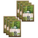 Ver imagem 1 de Kit 6 Molduras Porta Retrato 20X30 Dourado
