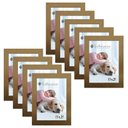 Ver imagem 1 de Kit 9 Molduras Porta Retrato 15X21 Dourado