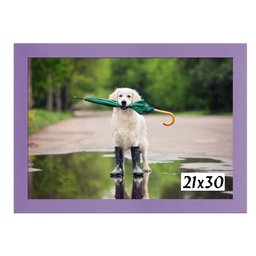 Kit 2 Molduras Porta Diploma Certificado A4 21x30 Lilás - 2