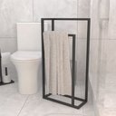 Ver imagem 2 de Porta Toalha em Aço Iron Diamond para Banheiro 87x45 Cm
