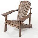 Ver imagem 1 de Cadeira Descanso com Braço Stain Castanho - 78626