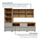 Ver imagem 7 de Cozinha Completa Modulada 8 Peças 11 Portas 10 Gavetas Norten Verde/Nature