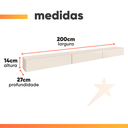 Ver imagem 3 de Rack Suspenso para Tv até 75 Polegadas 3 Portas 1,99m Off White