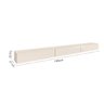 Rack Suspenso para Painel ou TV até 75 Polegadas 3 Portas 1,99m Off White - 4