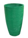 Ver imagem 4 de Kit 4 Vaso Planta 65x40 Oval Moderno Polietileno BGPLASTICOS VERDE BANDEIRA 011