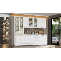 Cozinha Modulada Americana 07 Branco - Henn - 2