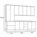 Ver imagem 3 de Cozinha Modulada Americana 07 Branco - Henn