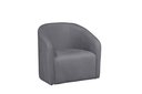 Ver imagem 2 de Poltrona Decorativa Julia Veludo Cinza - Lm Decor