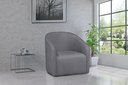 Ver imagem 1 de Poltrona Decorativa Julia Veludo Cinza - Lm Decor