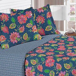 Kit Colcha Matelada Buettner King Estampada Zita - 2