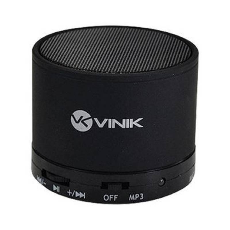 Caixa de Som 3W Music Box Bluetooth/Fm/Micro SD Preta - Vinik - 1