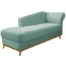 Diva Recamier Vanessa 185cm Lado Esquerdo Linho Cor Azulturquesa - 1