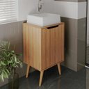 Ver imagem 1 de Gabinete para Banheiro Bn3641 Tecnomobili Marrom