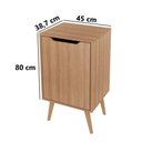 Ver imagem 3 de Gabinete para Banheiro Bn3641 Tecnomobili Marrom