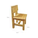 Ver imagem 3 de Cadeira Infantil Alecrim 53A x 28L x 30P Cubomob MEL