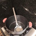 Ver imagem 5 de Kit 3 Escumadeiras Grandes para Fritura Cozinha Industrial Restaurante Espumadeiras Brinox