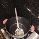 Ver imagem 3 de Kit 3 Escumadeiras Grandes para Fritura Cozinha Industrial Restaurante Espumadeiras Brinox