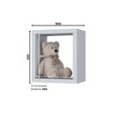 Ver imagem 2 de Cubos Decorativo Quarto Bebê Aquarela Branco - Henn