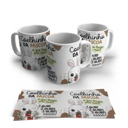 Caneca de Porcelana Pascoa Modelo 17 - 1