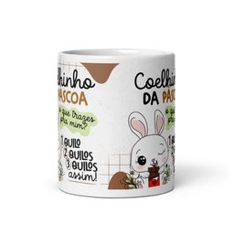 Caneca de Porcelana Pascoa Modelo 17 - 3