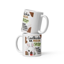 Caneca de Porcelana Pascoa Modelo 17 - 5
