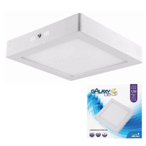 Plafon Luminária LED Galaxy de Sobrepor 12W 6500K Luz Fria Bivolt