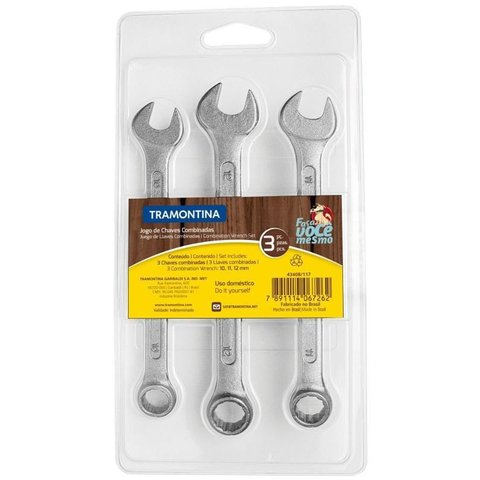 Jogo De Chaves Combinadas 3 Peças