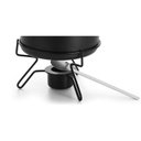 Ver imagem 5 de Aparelho Fondue Antiaderente 700ml 4 Garfos Alumínio Preto - Forma Inox