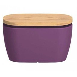 Banco Tina Roxo com Tampo de Madeira Tramontina 92773/080 - 1