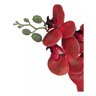 Arranjos Orquídeas Artificiais Vermelha e Vaso Terrário - 2