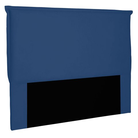 Cabeceira Queen 1,60m Veneza Suede - Pallazio - Azul Marinho