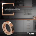 Ver imagem 2 de Fita de Borda Pvc Metallic Cobre 22x0,40mm Rolo 20m Rehau