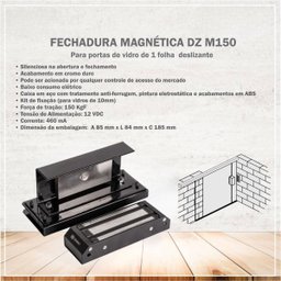 Fechadura Eletroíma Porta Vidro Wifi Controle Teclado Acesso - 3