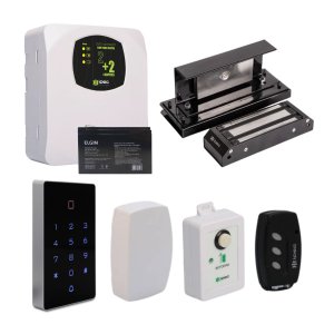 Fechadura Eletroíma Porta Vidro Wifi Controle Teclado Acesso