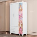 Ver imagem 2 de Guarda Roupa Infantil 3 Portas 2 Gavetas Mdf 89 Cm Livia Carruagem Decmade