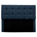 Ver imagem 2 de Cabeceira Estofada Cama Box Casal 160 Cm Ananda Suede Azul Marinho