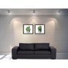 Kit 2 Quadros Decorativos Cactos AFFARI DECOR 72x33,5 - 1