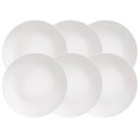 Ver imagem 2 de Conjunto 6 Pratos de Porcelana Tramontina Sophia 28cm Rasos Brancos de Mesa