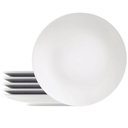 Ver imagem 1 de Conjunto 6 Pratos de Porcelana Tramontina Sophia 28cm Rasos Brancos de Mesa